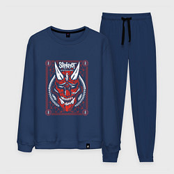Костюм хлопковый мужской Slipknot Devil, цвет: тёмно-синий