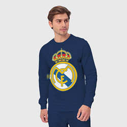 Костюм хлопковый мужской Real Madrid FC, цвет: тёмно-синий — фото 2