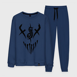 Костюм хлопковый мужской Slipknot Demon, цвет: тёмно-синий