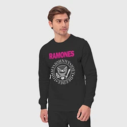 Костюм хлопковый мужской Ramones Boyband, цвет: черный — фото 2