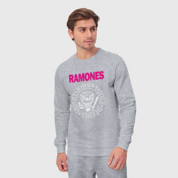 Костюм хлопковый мужской Ramones Boyband, цвет: меланж — фото 2