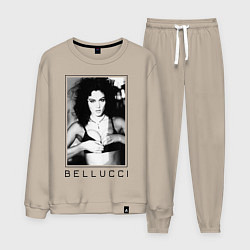 Костюм хлопковый мужской Monica Bellucci: Black, цвет: миндальный