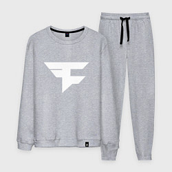 Костюм хлопковый мужской FAZE Symbol, цвет: меланж