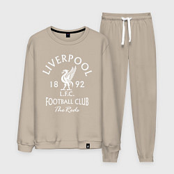 Костюм хлопковый мужской Liverpool: Football Club, цвет: миндальный