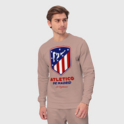 Костюм хлопковый мужской Atlecito de Madrid, цвет: пыльно-розовый — фото 2