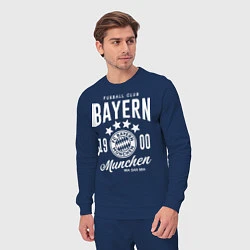 Костюм хлопковый мужской Bayern Munchen 1900, цвет: тёмно-синий — фото 2