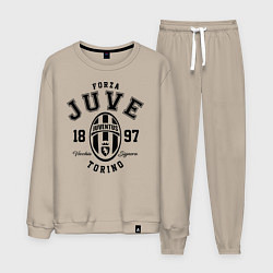 Костюм хлопковый мужской Forza Juve 1897: Torino, цвет: миндальный