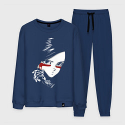 Костюм хлопковый мужской Alita: Battle Angel, цвет: тёмно-синий