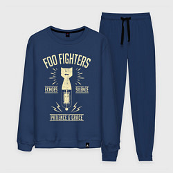 Костюм хлопковый мужской Foo Fighters: Patience & Grace, цвет: тёмно-синий