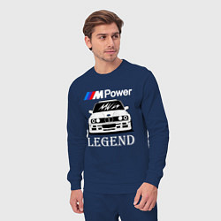 Костюм хлопковый мужской BMW M Power: Legend, цвет: тёмно-синий — фото 2