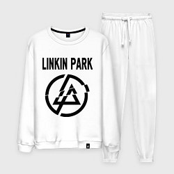 Костюм хлопковый мужской Linkin Park, цвет: белый