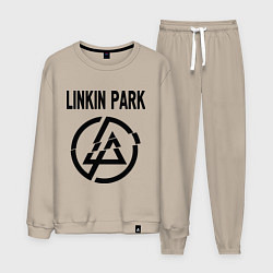 Костюм хлопковый мужской Linkin Park, цвет: миндальный