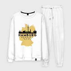 Костюм хлопковый мужской Гамбург - Германия, цвет: белый