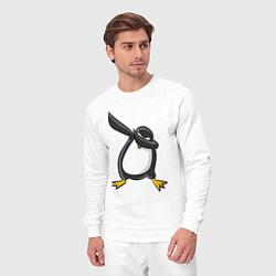 Костюм хлопковый мужской DAB Pinguin, цвет: белый — фото 2