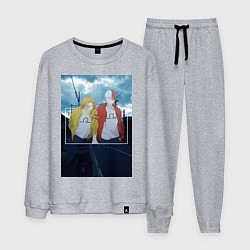 Костюм хлопковый мужской Моя геройская академия, цвет: меланж