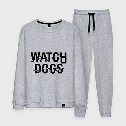 Костюм хлопковый мужской Watch Dogs, цвет: меланж