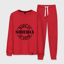 Костюм хлопковый мужской Made in Siberia, цвет: красный