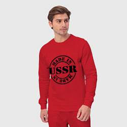 Костюм хлопковый мужской Made in USSR, цвет: красный — фото 2