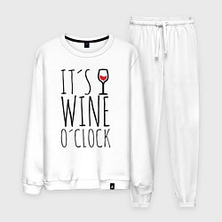 Костюм хлопковый мужской Wine O'clock, цвет: белый