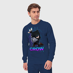 Костюм хлопковый мужской Brawl Stars CROW, цвет: тёмно-синий — фото 2