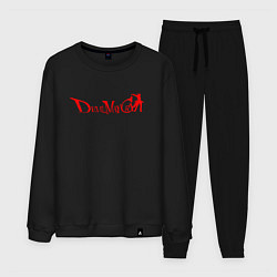 Костюм хлопковый мужской DEVIL MAY CRY DMC, цвет: черный