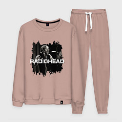 Костюм хлопковый мужской Radiohead, цвет: пыльно-розовый