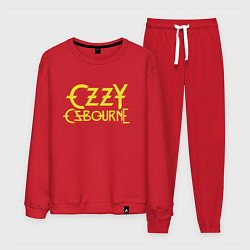 Костюм хлопковый мужской Ozzy Osbourne, цвет: красный