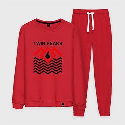 Костюм хлопковый мужской Twin Peaks, цвет: красный