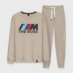Костюм хлопковый мужской BMW THE BOSS, цвет: миндальный