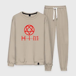 Мужской костюм HIM LOGO RED