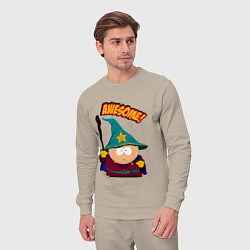 Костюм хлопковый мужской CARTMAN, цвет: миндальный — фото 2