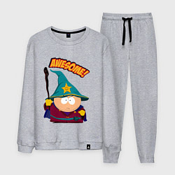 Костюм хлопковый мужской CARTMAN, цвет: меланж