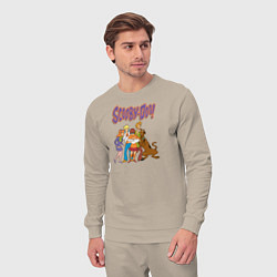 Костюм хлопковый мужской Scooby-Doo, цвет: миндальный — фото 2