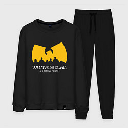 Костюм хлопковый мужской Wu-Tang Clan, цвет: черный