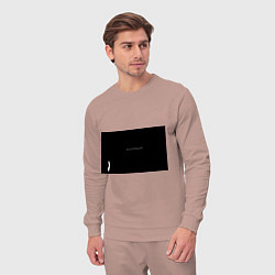 Костюм хлопковый мужской Изоляция, цвет: пыльно-розовый — фото 2