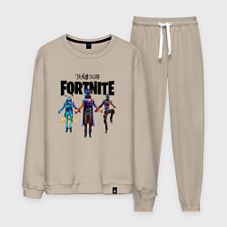 Костюм хлопковый мужской TRAVIS SCOTT X FORTNITE, цвет: миндальный