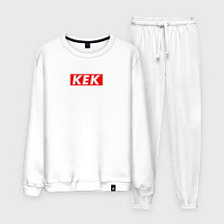 Костюм хлопковый мужской KEK SUPREME STYLE, цвет: белый