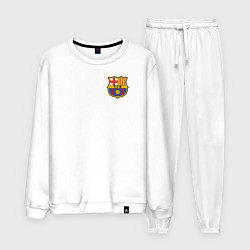 Костюм хлопковый мужской BARCELONA, цвет: белый