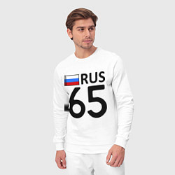 Костюм хлопковый мужской RUS 65, цвет: белый — фото 2