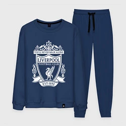 Костюм хлопковый мужской LIVERPOOL ФК, цвет: тёмно-синий