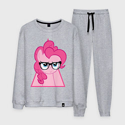 Костюм хлопковый мужской Pinky Pie hipster, цвет: меланж