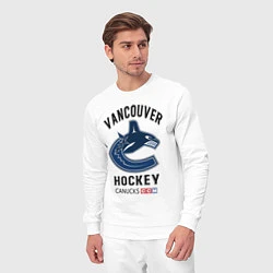 Костюм хлопковый мужской VANCOUVER CANUCKS NHL, цвет: белый — фото 2