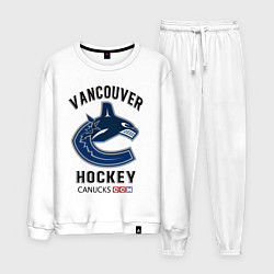 Костюм хлопковый мужской VANCOUVER CANUCKS NHL, цвет: белый