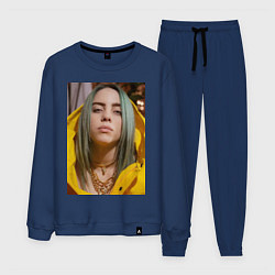 Костюм хлопковый мужской Билли Айлиш Billie Eilish, цвет: тёмно-синий