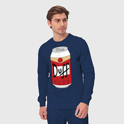 Костюм хлопковый мужской Duff Beer, цвет: тёмно-синий — фото 2