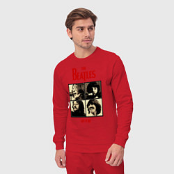 Костюм хлопковый мужской The Beatles LET IT BE, цвет: красный — фото 2