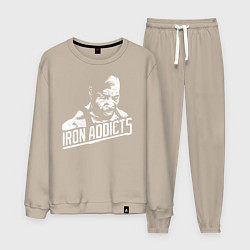 Костюм хлопковый мужской Сити Флетчер Железозависимые, цвет: миндальный