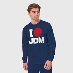 Костюм хлопковый мужской JDM, цвет: тёмно-синий — фото 2