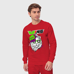 Костюм хлопковый мужской Skoda RS Шкода РС Z, цвет: красный — фото 2