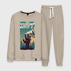 Костюм хлопковый мужской DAYZ ДЕЙЗИ Z, цвет: миндальный